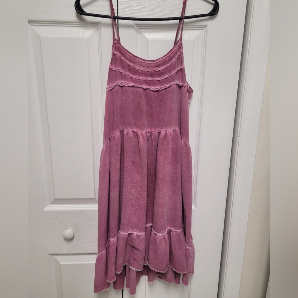 Altar'd State Tiered Spaghetti Strap Dress